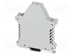 Enclosure base; with FE contact; grey; UL94V-0; ME 22,5; Y: 99mm