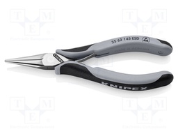Pliers; half-rounded nose; ESD; for electronics; 145mm