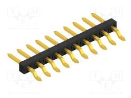 Connector: pin strips; pin header; male; PIN: 10; 2mm; SMT; 1x10