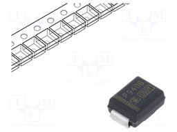 Diode: Zener; 3W; 43V; 35mA; SMD; reel,tape; SMB; single diode