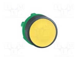 Switch: push-button; Stabl.pos: 2; 22mm; yellow; Illumin: none; IP66