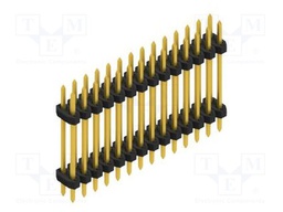 Connector: pin strips; pin header; male; PIN: 28; 2mm; THT; 2x14