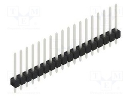 Connector: pin strips; pin header; male; PIN: 18; 2.54mm; THT; 1x18
