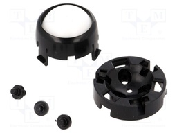 Ball casters; Kit: ball,housing; screw; Ø: 34mm; Tip mat: plastic