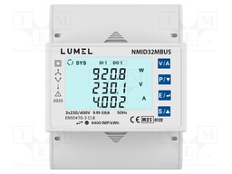 Counter; digital,mounting; for DIN rail mounting; three-phase