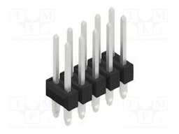 Connector: pin strips; pin header; male; PIN: 10; 2.54mm; THT; 2x5
