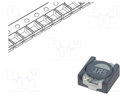 Inductor: ferrite; SMD; 1.5uH; 6.1A; 8mΩ; ±30%; Series: RLF