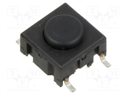 Microswitch TACT; SPST; Pos: 2; 0.05A/24VDC; SMT; 3.5N; 10x10x5.1mm