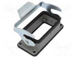 Enclosure: for HDC connectors; size D10B; with latch; straight