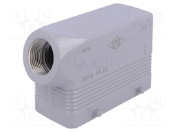 Enclosure: for HDC connectors; size 77.27; IP66; M25; for cable