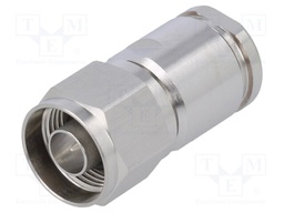 Plug; N; male; straight; 50Ω; CNT-400; clamp; for cable; Series: CNT
