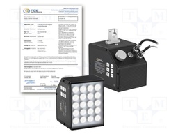 Meter: tachometer, LED stroboscope; Display: LCD 2,4"; IP20