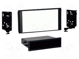 Radio frame; Subaru; 2 DIN; black