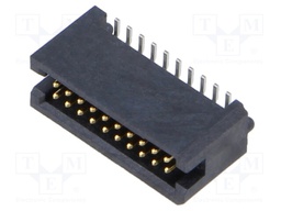 Connector: PCB to PCB; male; PIN: 20; 1.27mm; TFM; gold-plated; SMT
