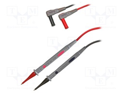Set of test leads; Inom: 10A; Len: 1.2m; insulated; Quan: 2pcs.