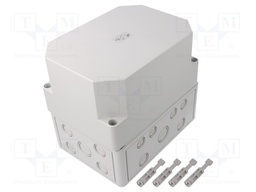 Enclosure: multipurpose; X: 130mm; Y: 180mm; Z: 165mm; TK PC; grey