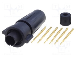 Connector: circular; Series: EN2; plug; male; soldering; for cable