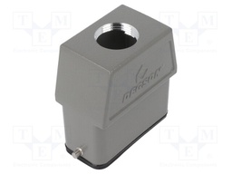 Enclosure: for HDC connectors; size D10A; for cable; for latch