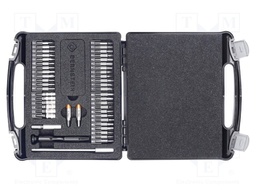 Kit: screwdriver bits; Pcs: 47