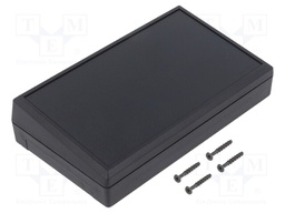 Enclosure: desktop; TENCLOS SLANT SLOPE; X: 145mm; Y: 85mm; ABS