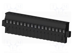 Connector: pluggable terminal block; plug; female; angled 90°