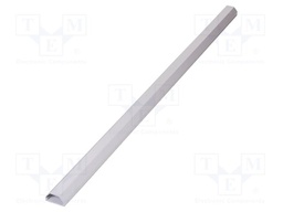 Closed cable trunkings; white; L: 1.1m; W: 50mm; H: 26mm