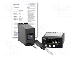 Meter: sound level; Sound level: 30÷130dB; Temp: max.50°C; IP54