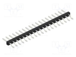 Connector: pin strips; pin header; male; PIN: 19; 2mm; SMT; 1x19