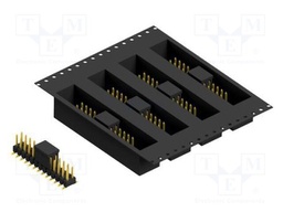 Connector: pin strips; pin header; male; PIN: 26; 2.54mm; SMT; 2x13