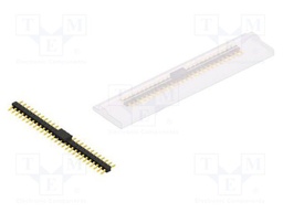 Connector: pin strips; pin header; male; PIN: 27; 2.54mm; SMT; 1x27