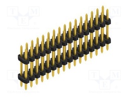 Connector: pin strips; pin header; male; PIN: 32; 2mm; THT; 2x16
