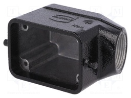 Enclosure: for HDC connectors; Han; size 6B; for cable; for latch
