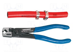 Pliers; for hose clamp; 180mm