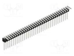 Connector: pin strips; pin header; male; PIN: 35; 1.27mm; THT; 1x35