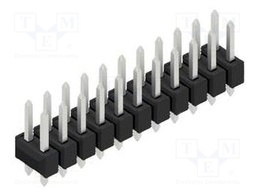 Connector: pin strips; pin header; male; PIN: 22; 2.54mm; THT; 2x11