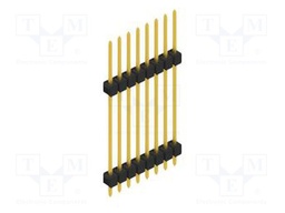 Connector: pin strips; pin header; male; PIN: 8; 2.54mm; THT; 1x8