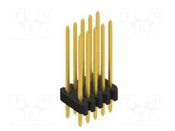 Connector: pin strips; pin header; male; PIN: 10; 1.27mm; THT; 2x5