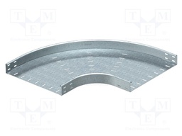 90 ° horizontal bend; round