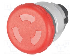 Switch: emergency stop; 30mm; Stabl.pos: 2; red; none; IP65; 46