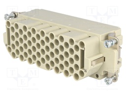 Connector: rectangular; female; Han EEE; PIN: 64; 64+PE; size 24B