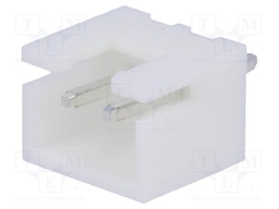 Socket; wire-board; male; A2501; 2.5mm; PIN: 2; THT; 250V; 3A; tinned