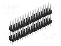 Connector: pin strips; pin header; male; PIN: 32; 2.54mm; THT; 2x16