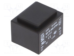 Transformer: encapsulated; 1.5VA; 230VAC; 6V; 250mA; Mounting: PCB