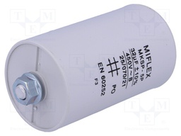Capacitor: motors, run; 32uF; 450V; Ø50x119mm; -25÷70°C; ±10%; V: 2