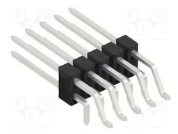 Connector: pin strips; pin header; male; PIN: 10; 2.54mm; SMT,THT