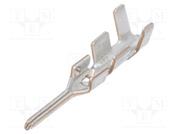 Contact; male; tinned; 28AWG÷24AWG; DF3; crimped; cut from reel
