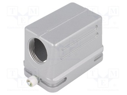 Enclosure: for HDC connectors; C146; size E10; for cable; angled