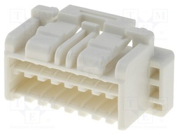 Plug; wire-board; female; CLIK-Mate; 1.5mm; PIN: 16; w/o contacts