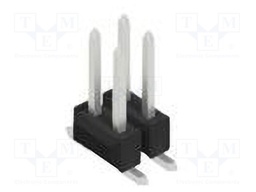Connector: pin strips; pin header; male; PIN: 4; 2.54mm; SMT; 2x2