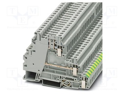 Splice terminal: rail; UT; PA; L: 60.1mm; terminals: 5; W: 6.2mm